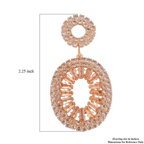 🩷✨ Stunning Pink Australian Crystal Earrings ✨🩷 - Picture 5 of 5